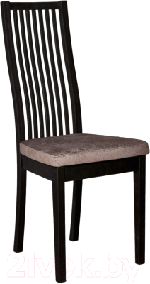 Стул Folium Матрикс / MO269395С (масло/черный/Cacao) - фото