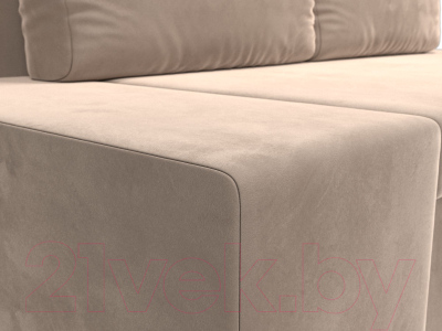 Диван Лига Диванов Сан Марко / 114008 (велюр бежевый)