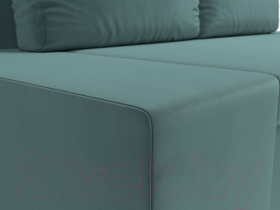 Диван Лига Диванов Сан Марко / 114009 (велюр бирюзовый)