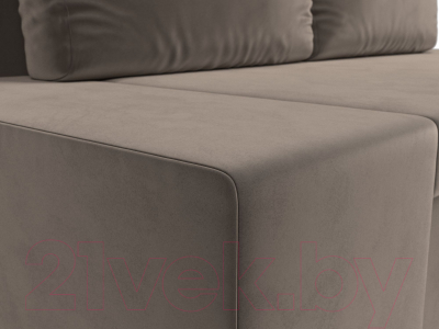 Диван Лига Диванов Сан Марко / 114012 (велюр коричневый)