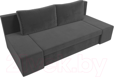 Диван Лига Диванов Сан Марко / 114013 (велюр серый)