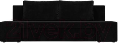 Диван Лига Диванов Сан Марко / 114015 (велюр черный)