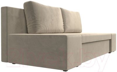 Диван Лига Диванов Сан Марко / 114016 (микровельвет бежевый)