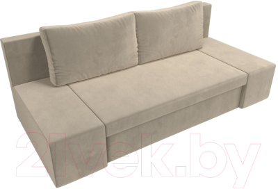 Диван Лига Диванов Сан Марко / 114016 (микровельвет бежевый)
