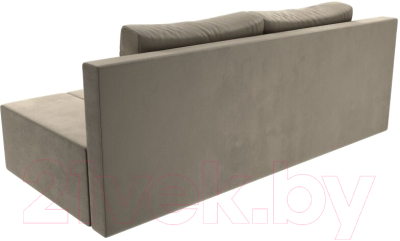 Диван Лига Диванов Сан Марко / 114016 (микровельвет бежевый)