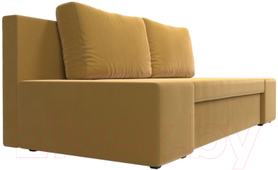 Диван Лига Диванов Сан Марко / 114017 (микровельвет желтый)