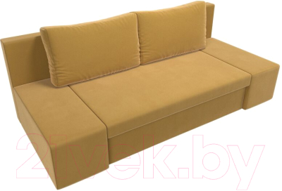 Диван Лига Диванов Сан Марко / 114017 (микровельвет желтый)