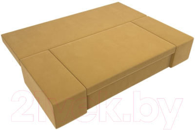 Диван Лига Диванов Сан Марко / 114017 (микровельвет желтый)