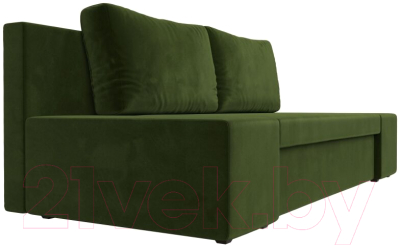 Диван Лига Диванов Сан Марко / 114018 (микровельвет зеленый)