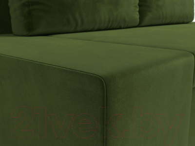 Диван Лига Диванов Сан Марко / 114018 (микровельвет зеленый)
