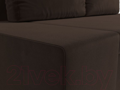 Диван Лига Диванов Сан Марко / 114020 (микровельвет коричневый)