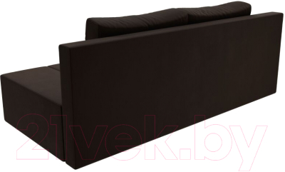 Диван Лига Диванов Сан Марко / 114020 (микровельвет коричневый)