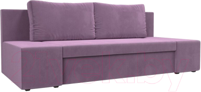 Диван Лига Диванов Сан Марко / 114021 (микровельвет сиреневый) - фото