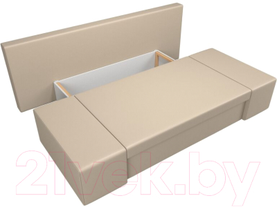 Диван Лига Диванов Сан Марко / 114027 (экокожа бежевый)