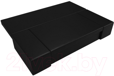 Диван Лига Диванов Сан Марко / 114030 (экокожа черный)