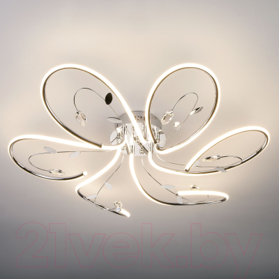 Потолочный светильник Евросвет 90082/6 (хром)