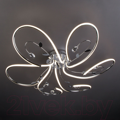 Потолочный светильник Евросвет 90082/6 (хром)