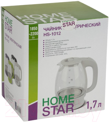 Электрочайник HomeStar HS-1012 (белый)