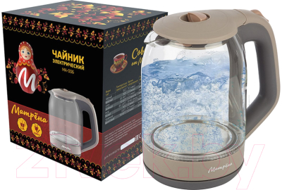 Электрочайник Матрена МА-006 / 005414 (бежевый)