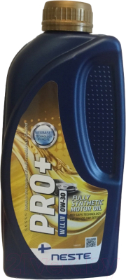 Моторное масло Neste Pro+ W LL III 0W30 / 118852 - фото