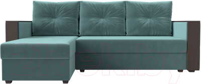 Диван угловой Лига Диванов Валенсия Лайт левый