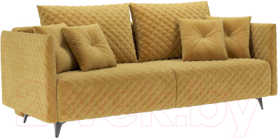 Диван Mebel-Ars Вашингтон (Cabrio 27 желтый) - фото