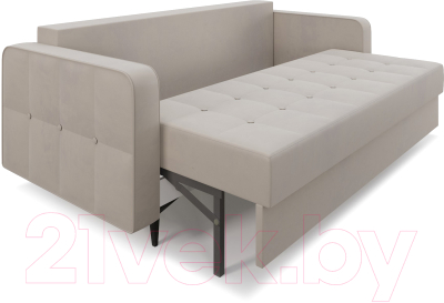 Диван Mebel-Ars Снеп (бархат бежевый Star Velvet 6 Light Biege)