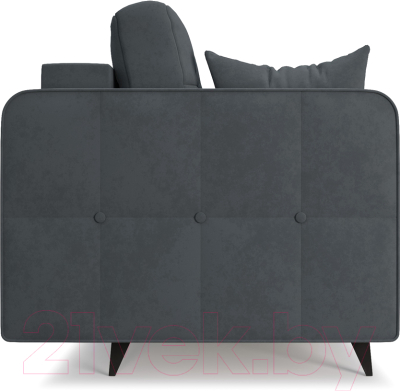 Диван Mebel-Ars Снеп (велюр серо-синий HB-178 26)