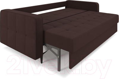 Диван Mebel-Ars Снеп (велюр шоколад HB-178 16)