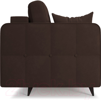 Диван Mebel-Ars Снеп (велюр молочный шоколад НВ-178 13)
