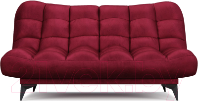 Диван Mebel-Ars Арно (бархат красный Star Velvet 3 Dark Red)