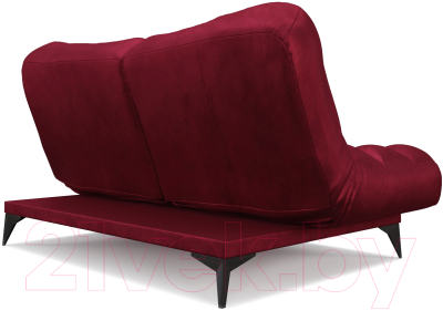 Диван Mebel-Ars Арно (бархат красный Star Velvet 3 Dark Red)