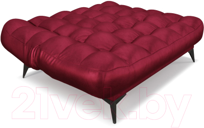Диван Mebel-Ars Арно (бархат красный Star Velvet 3 Dark Red)