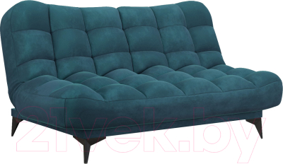 Диван Mebel-Ars Арно (бархат сине-зеленый Star Velvet 43 Black Green) - фото