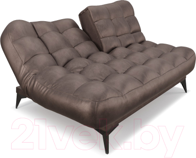 Диван Mebel-Ars Арно (бархат серо-шоколадный Star Velvet 60 Coffee)