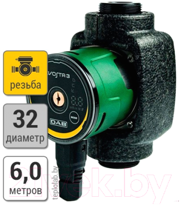 Циркуляционный насос DAB Evosta 3 60/180X 1” 1/4