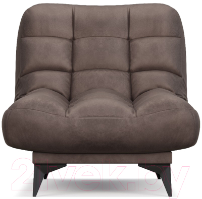 Кресло-кровать Mebel-Ars Арно (бархат серо-шоколадный Star Velvet 60 Coffee)