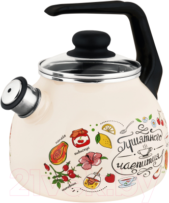 Чайник со свистком Appetite Приятного аппетита 4с209я