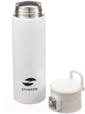 Термокружка STINGER HD-420-83WHT