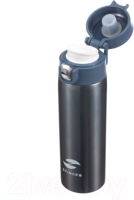 Термокружка STINGER HD-420-83BLU