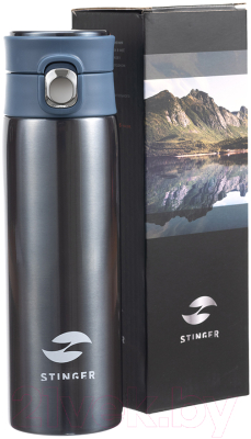 Термокружка STINGER HD-420-83BLU