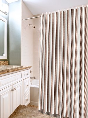 Шторка-занавеска для ванны Вилина Ритм / 6984-010