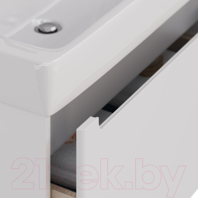 Тумба под умывальник LEMARK Buno Mini 80 / LM05BM80T (белый глянец)