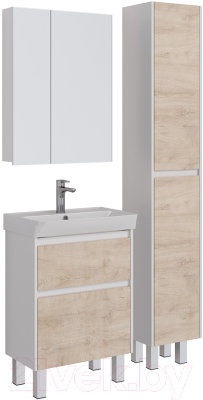 Шкаф с зеркалом для ванной LEMARK Universal 70 / LM70ZS-U