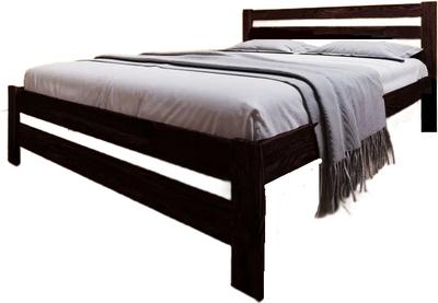 Двуспальная кровать БАМА Массив Сафари - фото