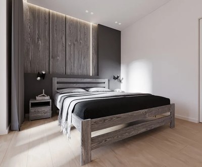 Полуторная кровать БАМА Массив Сафари