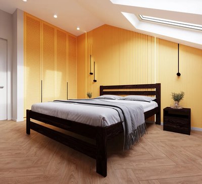 Полуторная кровать БАМА Массив Сафари