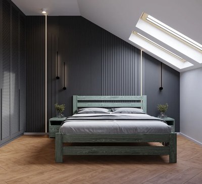 Односпальная кровать БАМА Массив Сафари