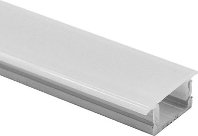 Профиль для светодиодной ленты AKS Lira-1708 врезной с экраном - фото