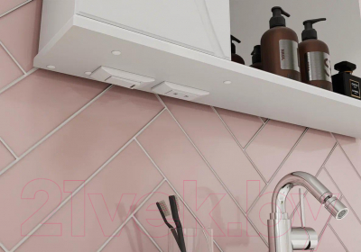 Шкаф с зеркалом для ванной Volna Adel 80 L (белый)